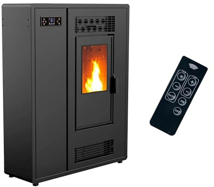 Sannover Air Slim Astral Pelletofen 12,2 kW schwarz