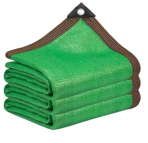 Telo Parasole in Rete con Occhielli rinforzati 4x6m, Vela Parasole, Telo ombreggiante per Esterni, Telo ombreggiante permeabile Rettangolare in Sabbia per Patio, Giardino, sabbiera