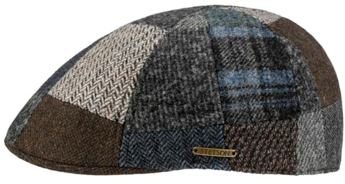 Stetson Viscott Patchwork Flatcap Made in EU Herren Sommer Winter