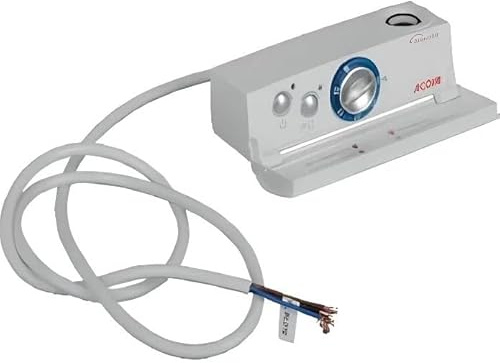 Boîtier Programmateur TimerProg Complet 874110 pour Sèche-Serviettes - Double Fonction Marche Forcée 2H - Programmation Quotidienne - Blanc