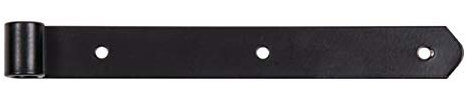 Alberts 835828 Penture | en différents modèles | en noir | gond Ø 16 mm | taille 300 x 35 mm | kit de 6