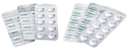 Chlor und pH Testtabletten für Wassertestgerät je 30 Stück Wasserpflege