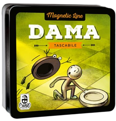 Cranio Creations - Magnetic Line, Dame, Un Grand Classique en Version De Poche Et Magnétique, Édition en Langue Italienne, CC354