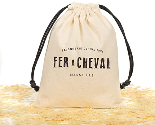 Fer à Cheval - Véritable Copeaux de Savon de Marseille (VEGETAL) - Dans un Sac en Papier