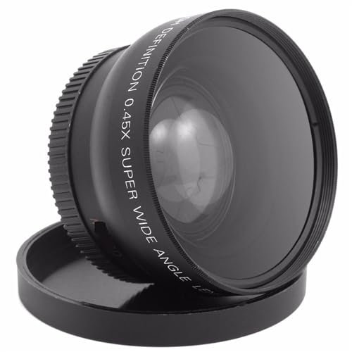 RYH 52 mm 0,45 x Weitwinkelobjektiv + Makroobjektiv, for Nikon DSLR-Kameras mit 52 mm UV-Objektivfiltergewinde