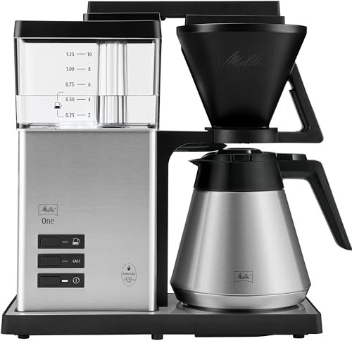 Melitta One Therm Filterkaffeemaschine, Edelstahl