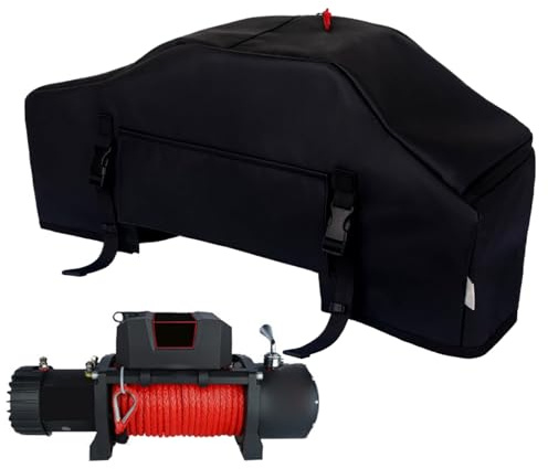Winch Cover | Indoor/Outdoor Winch Accessories | Uv Protection Rainproof Accessories Guard for Travel Outdoor Adventure Indoor Road Trip Camping