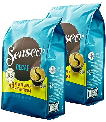 Dosettes senseo flavorName boîtes décaféiné, décaféiné, profond, intense aroma & équilibrée, café pour dosettes kaffepadmaschinen 96