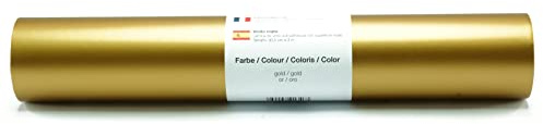 Vinyl Folie selbstklebend 3m versch. Farben Folie Gold-Matt