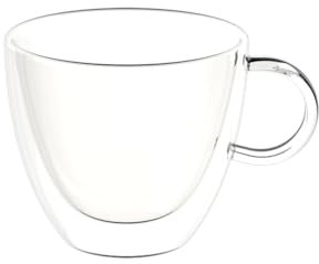 Villeroy & Boch - Artesano Hot und Cold Beverages Tasse L Set, 2 tlg., 420 ml, 9,5 cm, Borosilikatglas, spülmaschinen-, mikrowellengeeignet