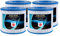 POOLPURE Summer Escapes Lot de 4 filtres de Remplacement pour Piscine et Spa de Type D, Summer Waves P57100102, P57000104