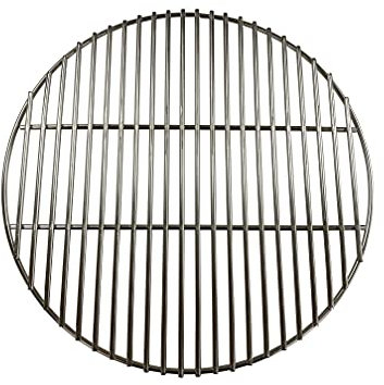 SunshineBBQs Round Replacement BBQ Cooking Charcoal Grill Grate in Heavy Duty 6mm Stainless Steel (43.18cm (17 Inch) Diameter)