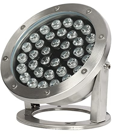 WZYJLyds Faretto per Laghetto Subacqueo Illuminazione A Fontana A LED A Bassa Tensione 12V Impermeabile IP68 Acciaio Inossidabile Illuminazione Subacquea per Piscina, Fontana, Stagno(Blu,36W)