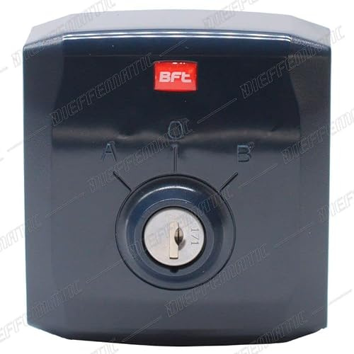 BFT Q.BO KEY WM P121022 - Selettore a Chiave Esterno per Automazione Cancelli - Doppio Contatto IP44
