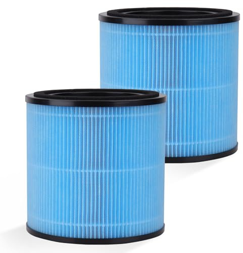 AP0601 Filtro de Repuesto para Purificador de aire AIRTOK, 2 piezas | H13 True HEPA 4 etapas sistema de Filtro de Repuesto