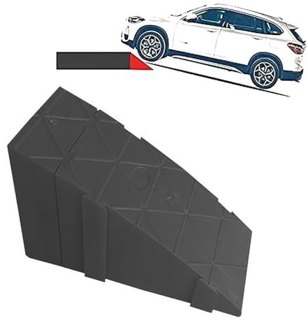 MKYOKO Rampe Voiture, Rampes de Chargement, Rampe Moto, pour Rampes de Bordure pour AlléE, Voiture, Moto, Quai de Chargement, Camion, Camionnette, Rampe de Seuil (Size : 12x16x25cm)