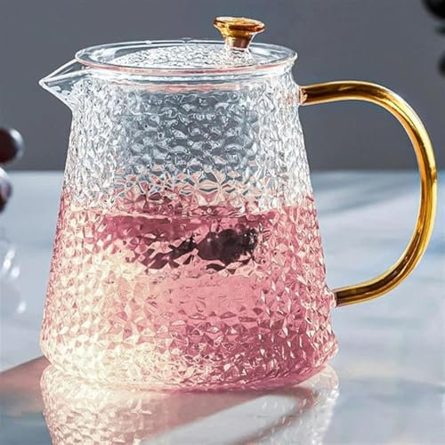 Tee Kaffee Wasserkocher Teekanne Mit Ilnfuser Transparente Hitzebeständige Glas Teekanne Chinesischen Kung Fu Tee Puer Tee Blume(450ml)