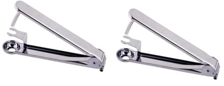 Amosfun 2 Pièces Carottier De Datte Rouge Dissolvant De Cerise Fruit Outil De Pitter Outil De Suppression Vide-Poire Outils De Retrait De Noyau Dénoyauteur Aux Prunes Oliver Pitter Silver