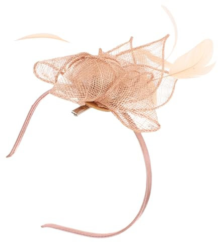 COLLBATH Fascinator Stirnband Mit Haarclip Für Party Und Fest Geeignet Für Verschiedene Anlässe Wie Weihnachten Tee Party Und Hochzeit Elegant Und Vielseitig Kombinierbar