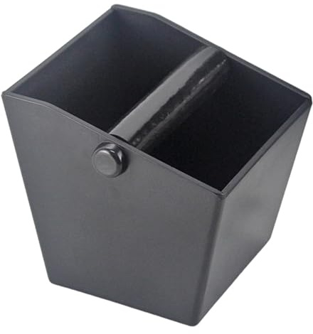 Espresso Knock Box - Contenedor de posos de café | Caja de golpe molido de espresso | Contenedor de basura para café molido | Durable Espresso Knock Box para uso doméstico, profesional y