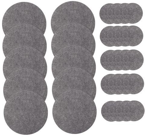 FELTECHELECTR 30piezas Separadores De Fieltro para Platos Protectores De Almohadillas Protectoras