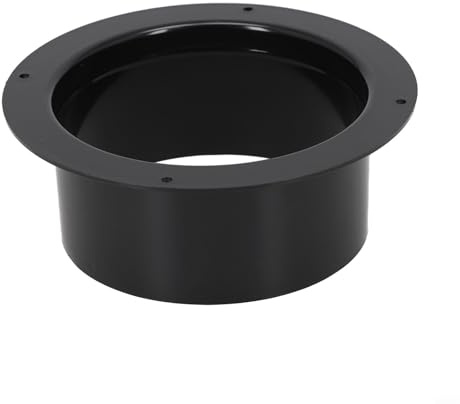 Duct Connector Flange - Plastic Straight Pipe Flange for Heating Cooling Ventilation System - Ducting Coupling Wall Plate - Assembly Joint Set(5inch（125mm）)