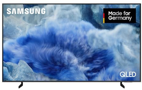 Samsung QLED Q8F 4K 55 Zoll (138 cm) UHD Fernseher, Q4 AI Prozessor, Quantum Dot für Reale Farben, AirSlim Design, 4K Upscaling, Gaming Hub, Kostenlose Inhalte, Samsung Vision AI Smart TV