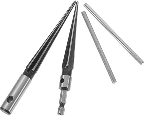 DOITOOL Escariadores Cónicos 2 Piezas Mango T Herramienta de Corte para Escariado Resistente al Desgaste para Biselado de Tornillos Mango Extraíble Uso Madera