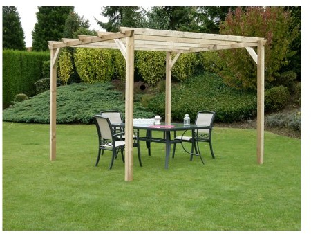 Pergola ANCOLIE - 247 x 300 x 300 cm - Cerland