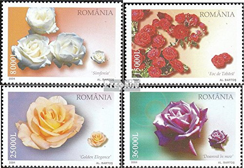 Roumanie 5874-5877 (complète.Edition.) Neuf avec Gomme Originale ** MNH 2004 Rose sélections (Timbres pour Les collectionneurs) Plantes/Champignons