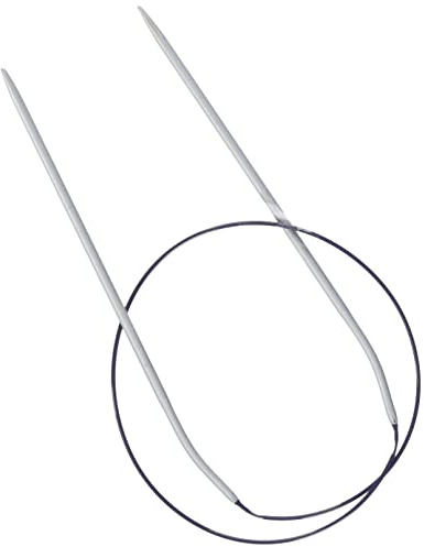 Prym 211232 Rundstricknadeln ALU 60 cm 3,00 mm grau