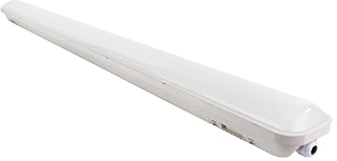 REV OMEGA Werkstattlampe - 148cm, 48W, 4200lm, IP65, grau | LED Feuchtraumleuchte