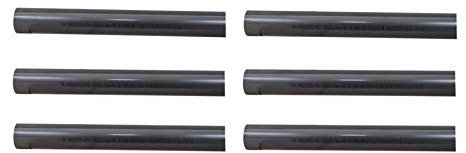well2wellness® PVC Rohr 50mm PVC Druckrohr 50mm 10 bar - 6 x 1 Meter