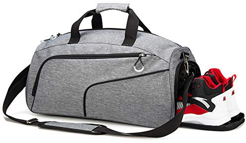 Segater® Sport Sporttasche wasserdichte Reisetaschen mit Schuhfach Männer Reisetasche mit Schuhfach Gym Fitness Tasche mit Rucksack Handgepäck Weekender Groß für Herren und Frauen