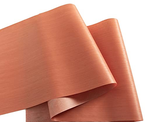 Vtimpac® Länge: 2,5 m, Breite: 58cm, Dicke: 0,25 mm, Holzfurnier, reines rotes gerades Furnier.