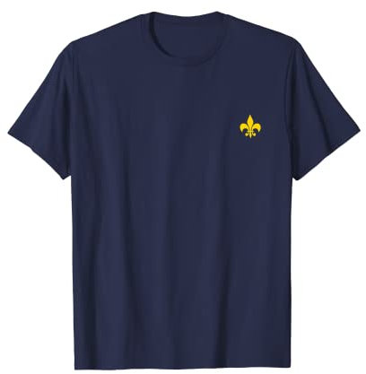 Gelbe Lilie, Fleur de Lis, Lys French, kleine geometrische Form T-Shirt