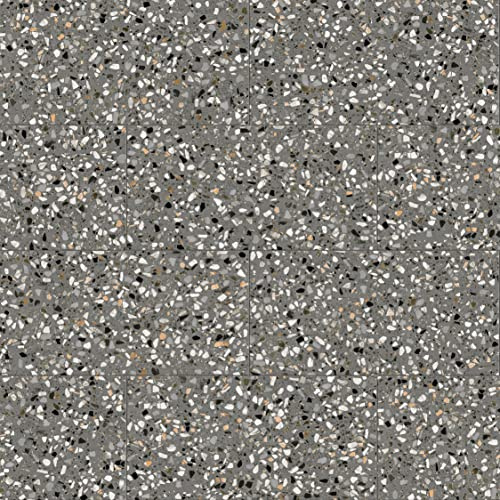 ARTENS - PVC Bodenbelag - Click Vinyl-Fliesen Allora - Vinylboden - FORTE - Steineffekt - Grau - L.61 cm x B.30,5 cm - Dicke 4 mm - 1,67 m²/ 9 Fliesen - Belastungsklasse 32