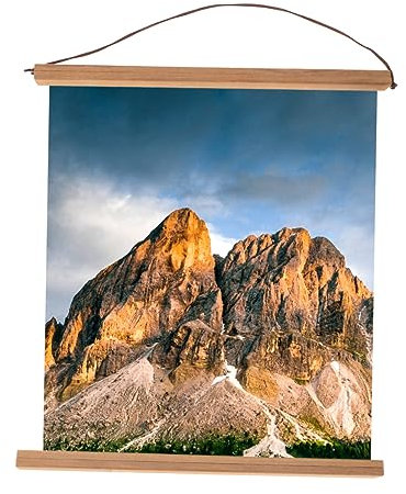 Alipis Magnetischer Holz-aufhängestab Diy Poster Und Gemäldeaufhänger Für Flache Oberflächen Ohne Klebeband Zum Selbermachen Geeignet Für Kunstwerke Fotos Und Stoffe