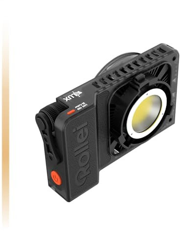Rollei LUX 100W Bi-Color Professionelles LED-Dauerlicht Fotografie Candela-APP Smarte Bedienung, Fotolicht Ultraflach & Leicht | Duale Stromversorgung | Verstellbare Farbtemperatur 2700 – 6500K