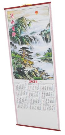 TEHAUX Chinese Wall Calendar Hochwertiger Snake Year Wandkalender Zur Planung Für Zuhause Und Büro Vielseitiger Monatskalender Mit Klaren Druck Und Praktischem Design