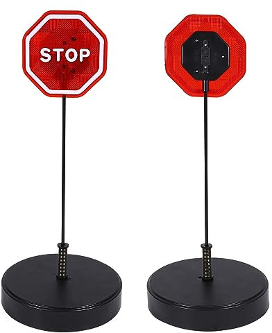 einparkhilfe garage LED-blinkendes Stoppschild, Garagentor-Parksensor mit Verstellbaren Stangen, Blinkender Automatischer Parkdetektor, Komplette Basis für Garagentor