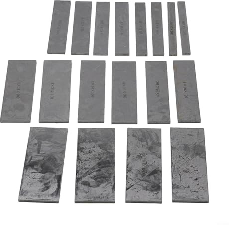 Alanmoship 18Pcs Parallel Pads Gauge Block Milling Pad Machine Tool Set Block Vise For Parallel Plate Hardware Steel For Milling Machines And Lathes