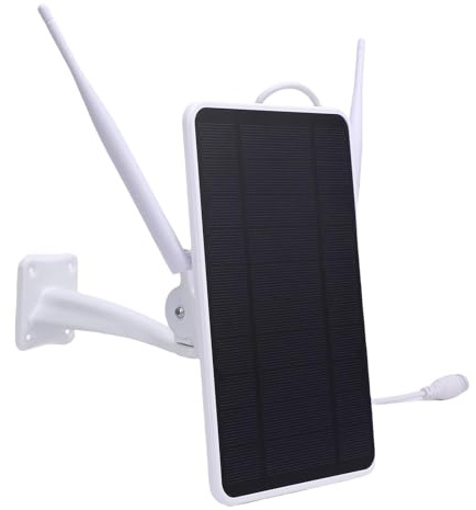 MENDUNER Solar Betriebene 4G LTE Modem Router, Unterstützt Bis zu 8 Anges Ch Lossene Geräte, IP66 Wasserdicht, Eingebauter 12000mAh Akku, Design für Yards, Campings und Außenbereich (EU -Version)