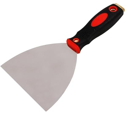 Neilsen CT0549 5in 125mm Heavy-Duty Scraper with Stainless Steel Blade and Rubber/Resin Handle