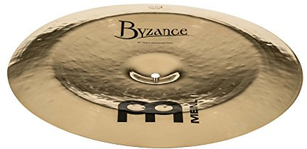 Meinl Cymbals Byzance Brilliant Plato Heavy Hammered China de 18 pulgadas (45,72cm) Platillos de Batería - Bronce B20, Acabado Brillante (B18HHCH-B)