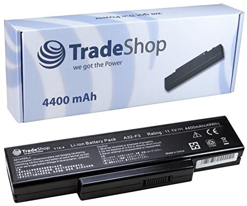 Trade-Shop Premium Laptop Notebook AKKU 4400mAh für MSI VR430 VR440 VR600 VR601 VR610 VR630 PX600 VR-430 VR-440 VR-600 VR-601 VR-610 VR-630 PX-600 ersetzt A32-F3 A32-Z94 A33-F3 A42-A9 90-NIA1B1000