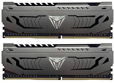 Patriot Memory Viper Steel DDR4 3600 32GB (2x16GB) CL18 Kit de Memoria RAM Alto Rendimiento Gris
