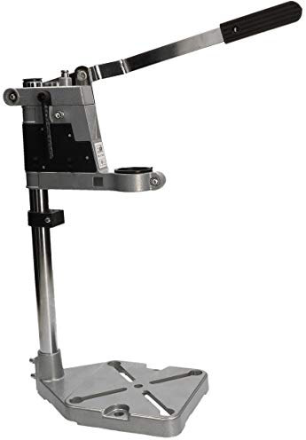 KOTARBAU® Soporte para taladro con elevación de 60 mm, columna de taladro, soporte ajustable para taladros de mano con diámetro de cuello de 43 mm para taladrar con precisión.