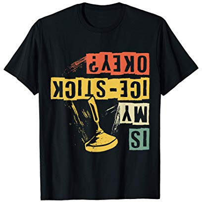 Lustiges Eisstockschießen Stockschützen Stocksport T-Shirt