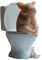 Gemmia Figurine Miniature de Cochon de fée de Jardin- Figurine de Cochon pensant